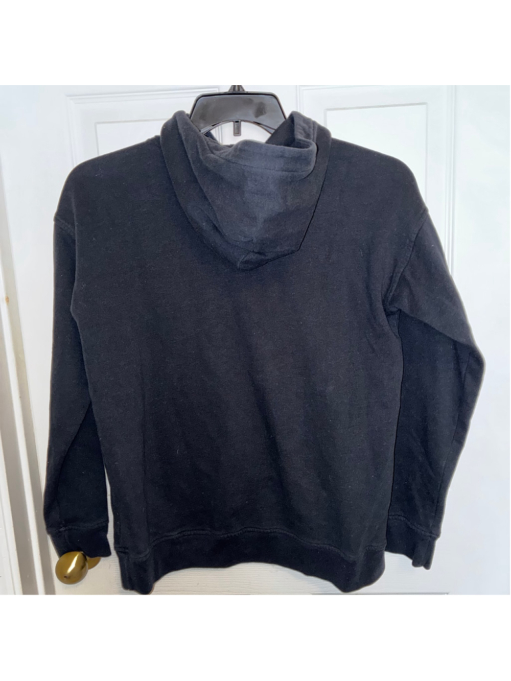 Boys Abercrombie Kids Relaxed Fit Hoodie Black Size 16 - Picture 2 of 4
